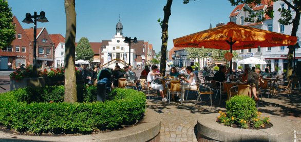 Marktplatz in Lingen © Emsland Touristik